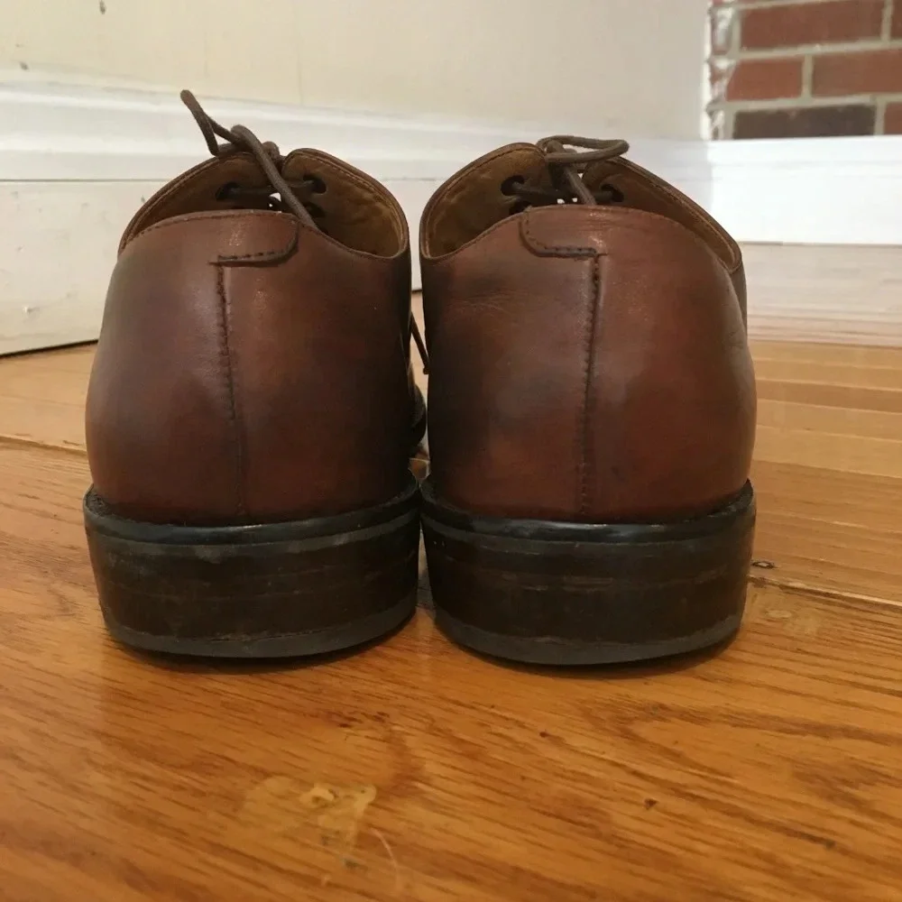 Men's Cole Haan Cognac Calf Leather Dress Shoes
